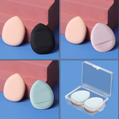 Finger Puff Makeup Svampar 5-pack Svart