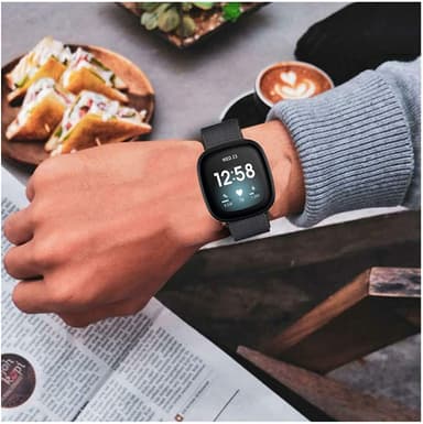 Fitbit Versa 3 / Sense Armband i Rostfritt Stål