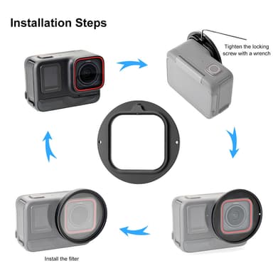 Kameralinsadapterringsats för Insta360 Ace Pro