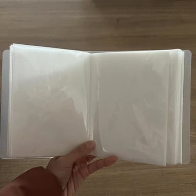 Fotoalbum med 100 Fickor för Foton Transparent