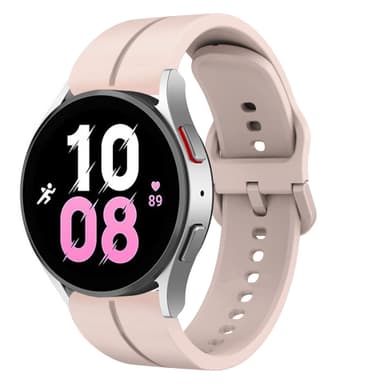 Klockarmband i Silikon Rosa 22 mm