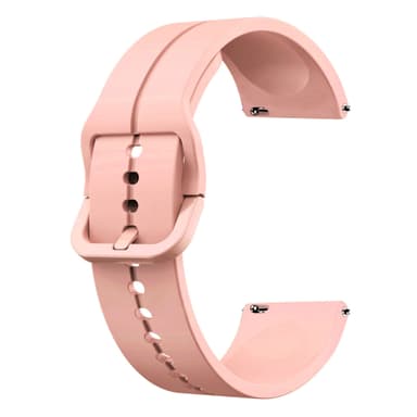 Klockarmband i Silikon Rosa 22 mm