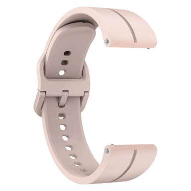 Klockarmband i Silikon Rosa 22 mm