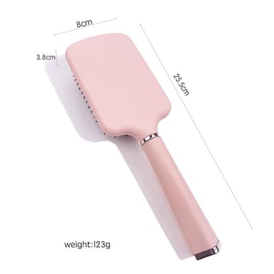 Fyrkantig Paddelborste Rosa