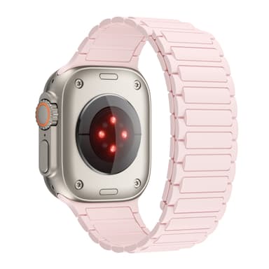 Magnetisk silikonrem för Apple Watch 1/2/3/4/5/6/7/8/9, Apple Watch SE