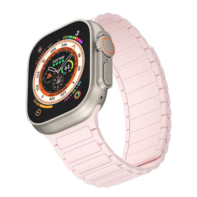 Magnetisk silikonrem för Apple Watch 1/2/3/4/5/6/7/8/9, Apple Watch SE