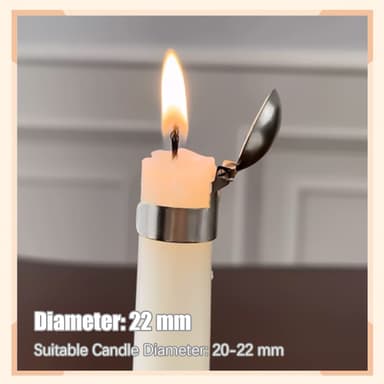 Automatisk ljussläckare Silver