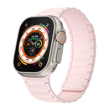 Magnetisk silikonrem för Apple Watch 1/2/3/4/5/6/7/8/9, Apple Watch SE