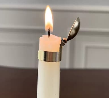 Automatisk ljussläckare Silver