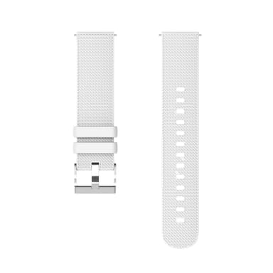 Klockarmband i Silikon för Garmin Vivoactive 4 18mm Vit