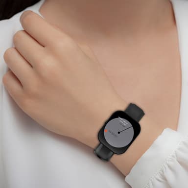 22 mm Klockarmband i läder till CMF BY NOTHING Watch Pro Svart