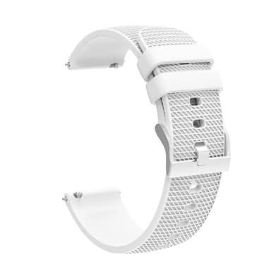 Klockarmband i Silikon för Garmin Vivoactive 4 18mm Vit