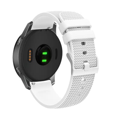 Klockarmband i Silikon för Garmin Vivoactive 4 18mm Vit