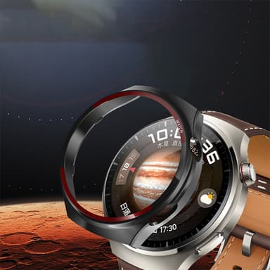 Huawei Watch 4 Pro PC-fodral med skärmskydd - Svart