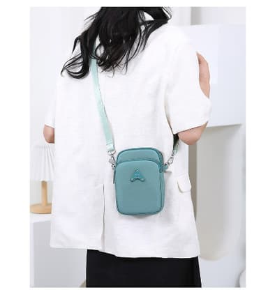 Crossbody-Telefonväska för Kvinnor Blå