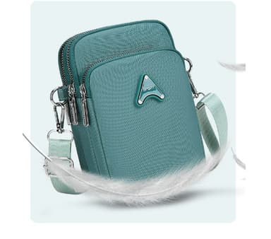 Crossbody-Telefonväska för Kvinnor Blå