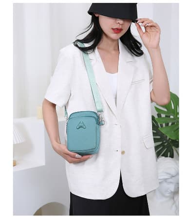 Crossbody-Telefonväska för Kvinnor Blå