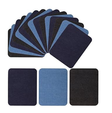 Denimreparationslappar, 18 St