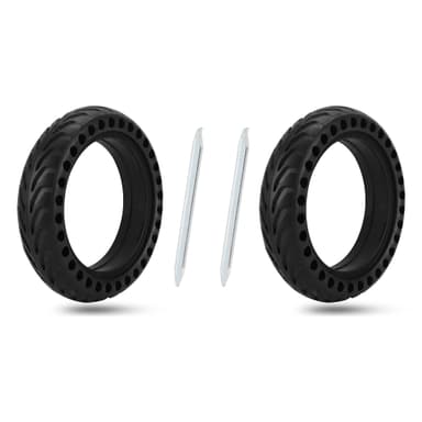 2-pack punkteringsfria däck till Xiaomi elscooter