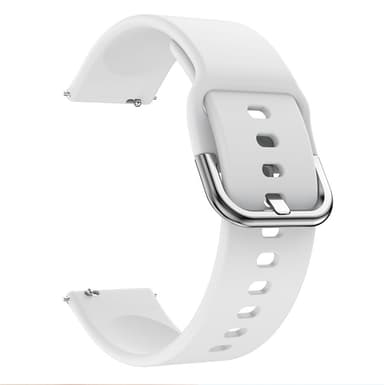 20 mm Silikonarmband för Garmin/Vivomore Vit