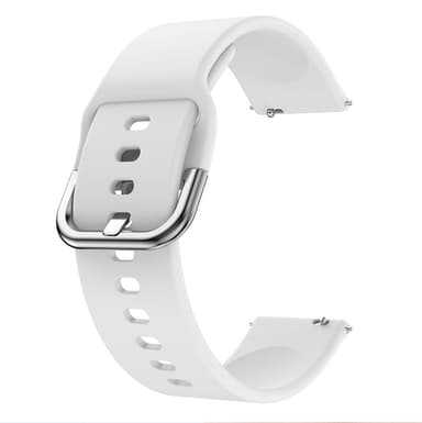 20 mm Silikonarmband för Garmin/Vivomore Vit