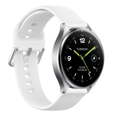 20 mm Silikonarmband för Garmin/Vivomore Vit