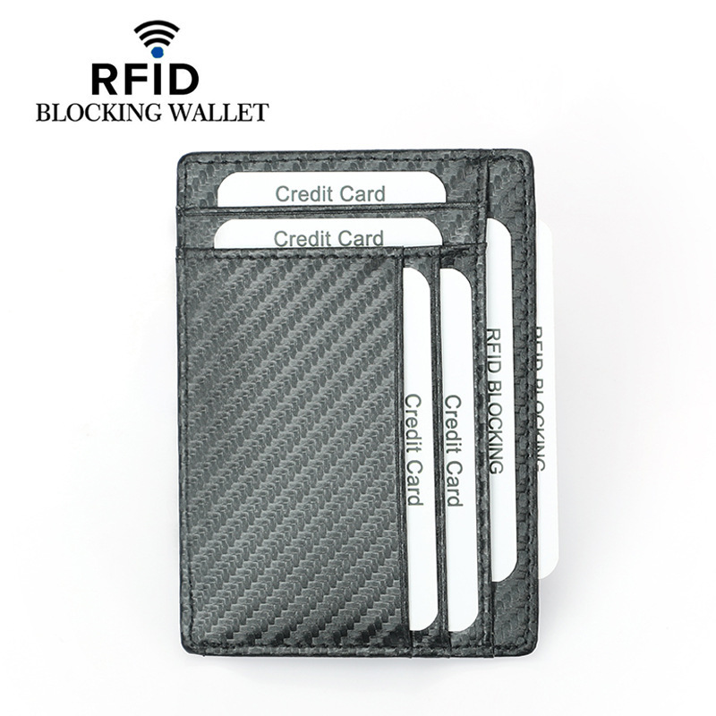 Kreditkortsfodral med RFID-Skydd Svart