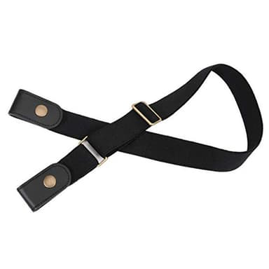 Elastiskt skärp utan spänne (one size) Svart Svart 2-pack 2-pack