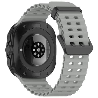 Klockarmband i Silikon för Samsung Watch Ultra 47mm Grå