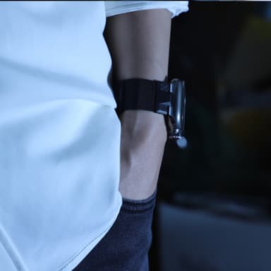 Klockarmband i rostfritt stål för Apple Watch 42/44/45/49 mm Svart