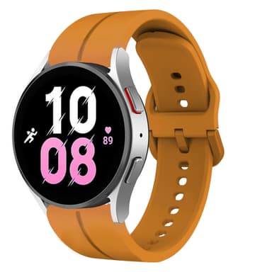 Klockarmband i Silikon Gul 22 mm