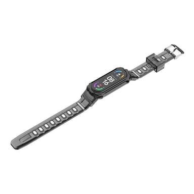 Klockarmband för Xiaomi Mi Band 3/4/5/6/7 Svart