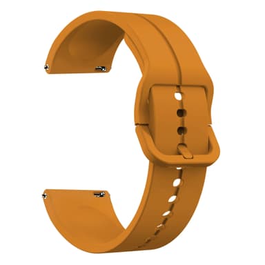 Klockarmband i Silikon Gul 22 mm
