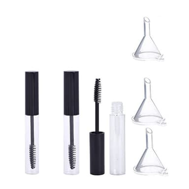 Mascararör med 3 Genomskinliga Trattar 10 ml, 3 st