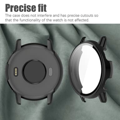Fodral med skärmskydd för Garmin Vivoactive 5 Svart