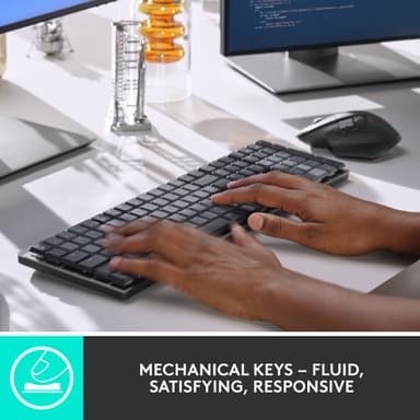 Logitech MX Mechanical trådlöst tangentbord (grafit)