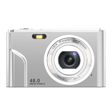 Digitalkamera 1080P 48 Megapixel 16x zoom Silver