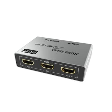3 in 1 ut HDMI-Omkopplare 4K 30Hz