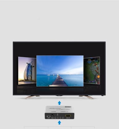 3 in 1 ut HDMI-Omkopplare 4K 30Hz