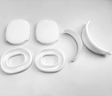 4-delat Skyddsfodral i Silikon för AirPods Max Vit