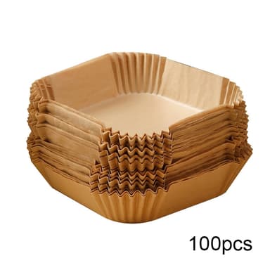 Air Fryer engångspapper för fritös 16 cm 100 st Natur