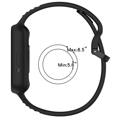 Klockarmband för Huawei 7/8/9 Svart