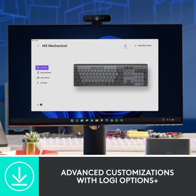 Logitech MX Mechanical trådlöst tangentbord (grafit)
