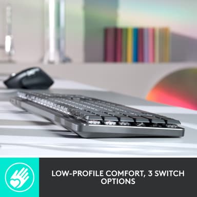 Logitech MX Mechanical trådlöst tangentbord (grafit)
