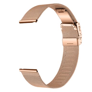 Armband Rostfritt stål Garmin Venu 3S / Forerunner 265s 18 mm Rose gul