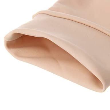 1 par Halvfinger Kompressionshandskar Beige