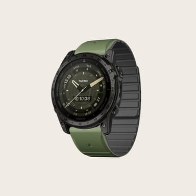Magnetiskt Klockband i Silikon för Garmin 22 mm gräs färg