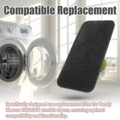 Filter för Candy Hoover 40006731 torktumlare 5-pack