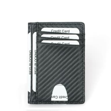 Kortfodral med RFID-skydd Svart