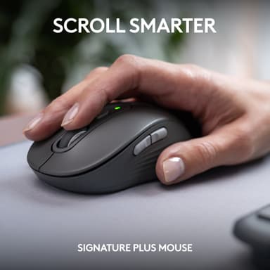 Logitech MK950 Slim Combo tangentbord med mus (grafit)